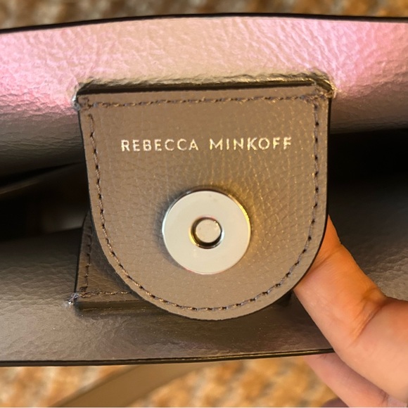 Rebecca Minkoff Slate Gray/Taupe Tote Bag - Picture 7 of 11